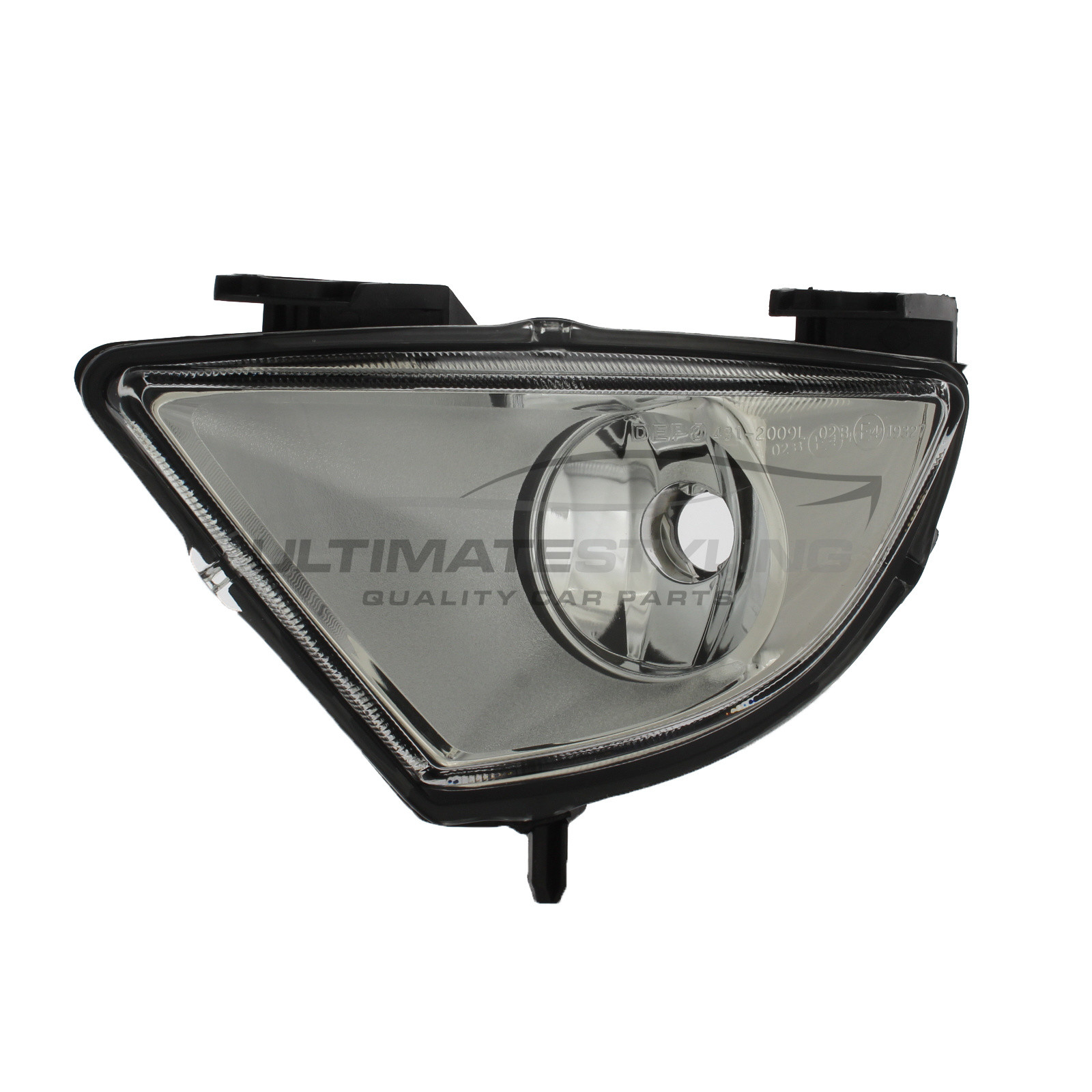 Ford Fiesta 2002-2005 Front Fog Light Chrome Inner (Non-LED) Triangular Passenger Side (LH)
