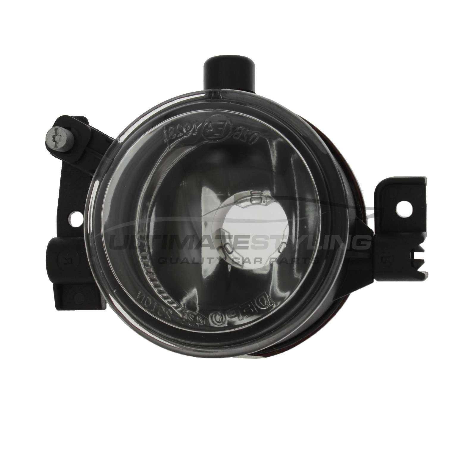 Ford Focus 2003-2008 Front Fog Light Chrome Inner (Non-LED) Round Passenger Side (LH)
