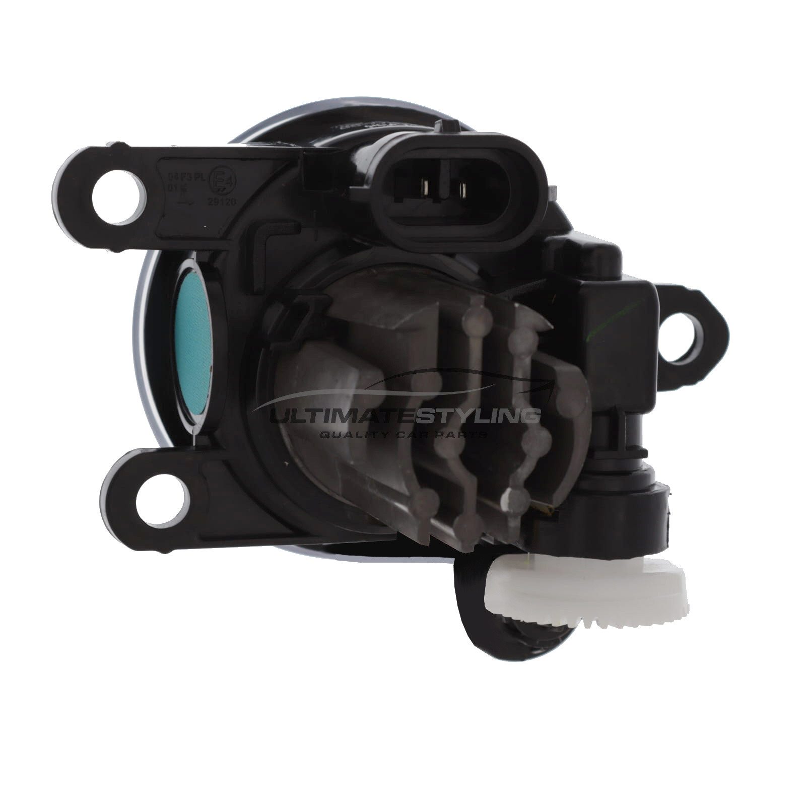 Ford Focus Mk4 / Focus Active 2018-2022 / Galaxy / Kuga / Puma / S-Max 2019-> / Ranger 2022->, Volvo XC40 2019-> - Front Fog Light - LED Type - Round - With Bulbs & Holder - Passenger Side Left Hand