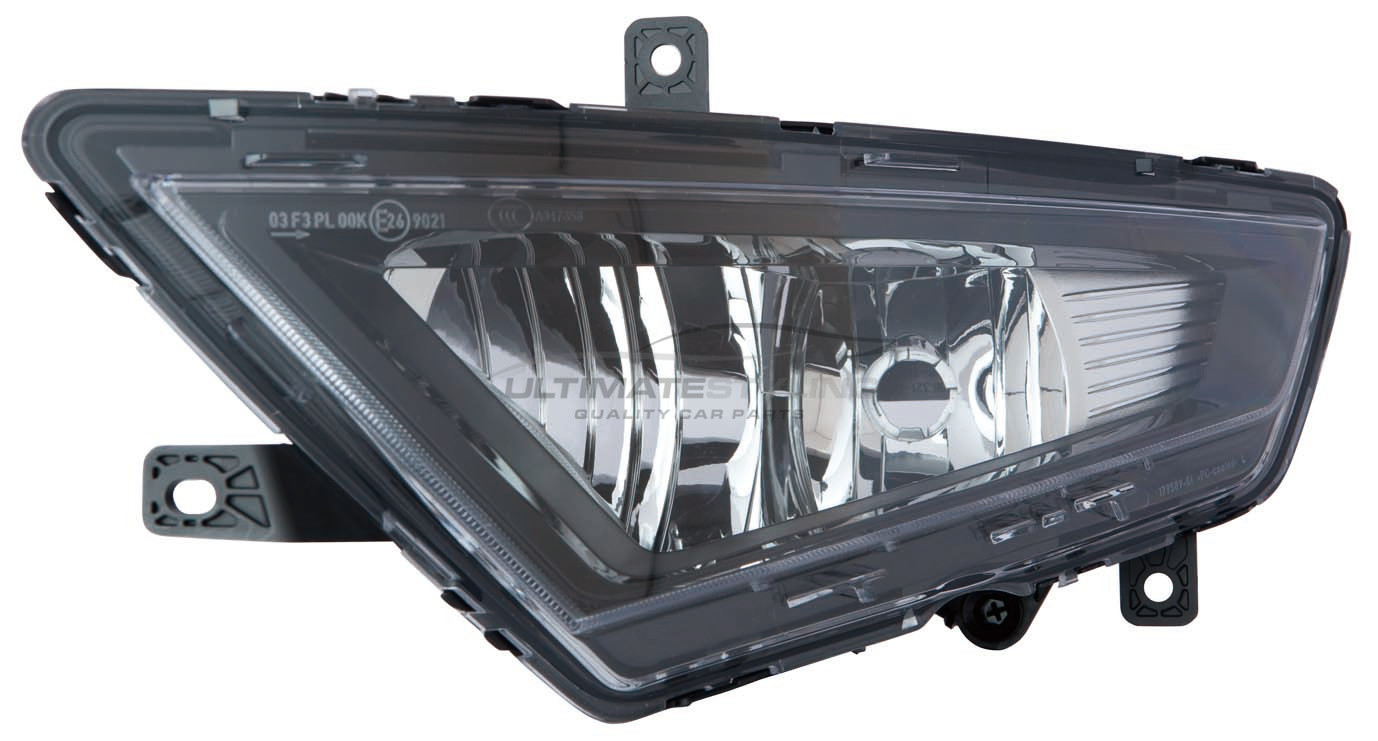 Seat Leon 2013-2017 Front Fog Light Non-LED Passenger Side (LH)