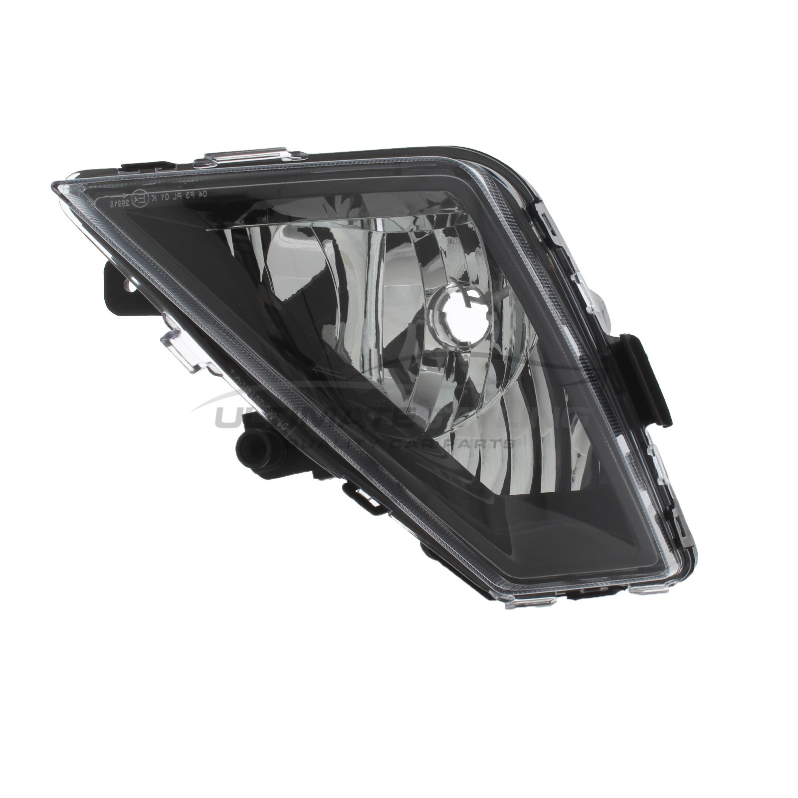 Seat Ibiza 2017-> Front Fog Light Chrome Inner Black Surround (Non-LED) Passenger Side (LH)