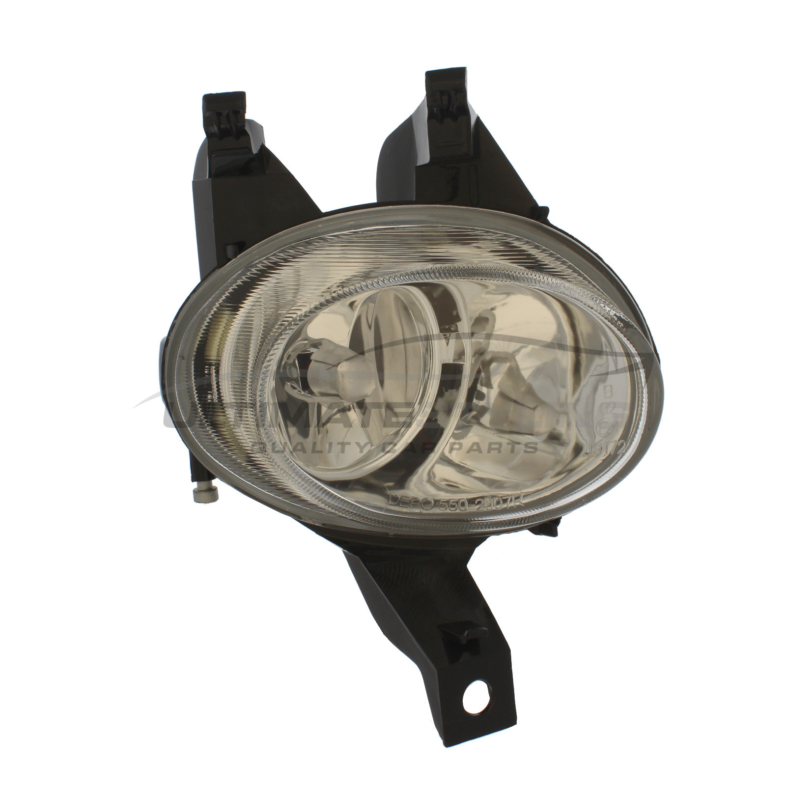 Peugeot 206 1998-2009 Front Fog Light Chrome Inner (Non-LED) Drivers Side (RH)