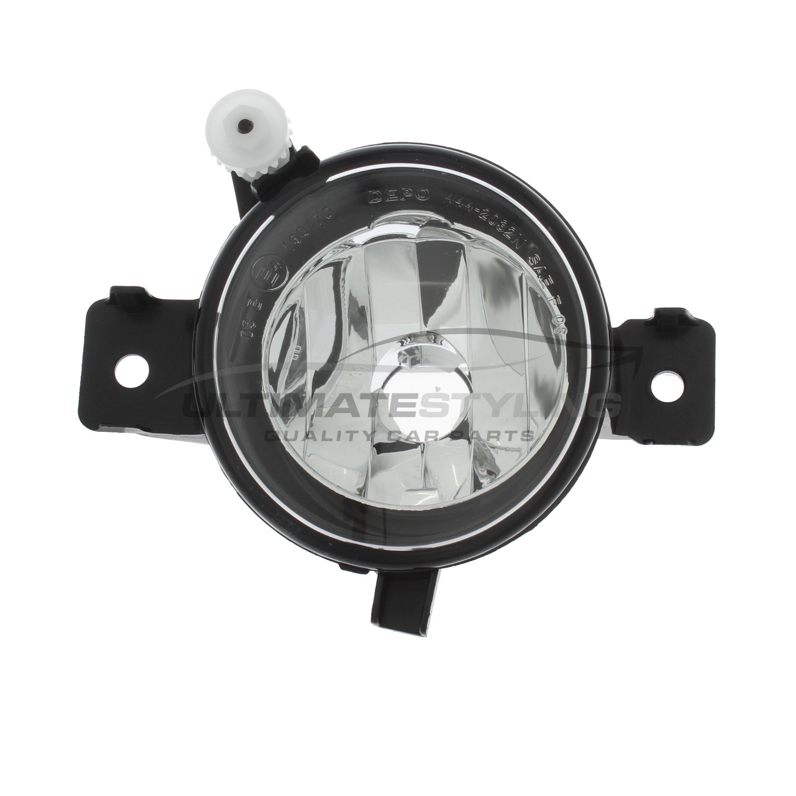 BMW X5 2010-2014 Front Fog Light Chrome Inner (Non-LED) Round Passenger Side (LH)