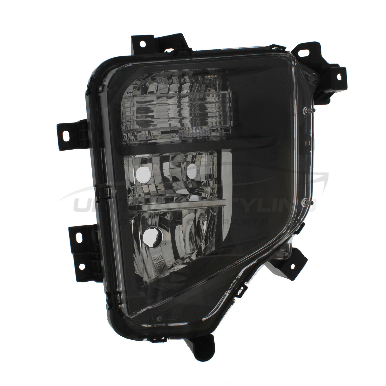 Mitsubishi L200 2019-2021 Front Fog Lamp & Indicator Black Inner (Non-LED) Drivers Side (RH)