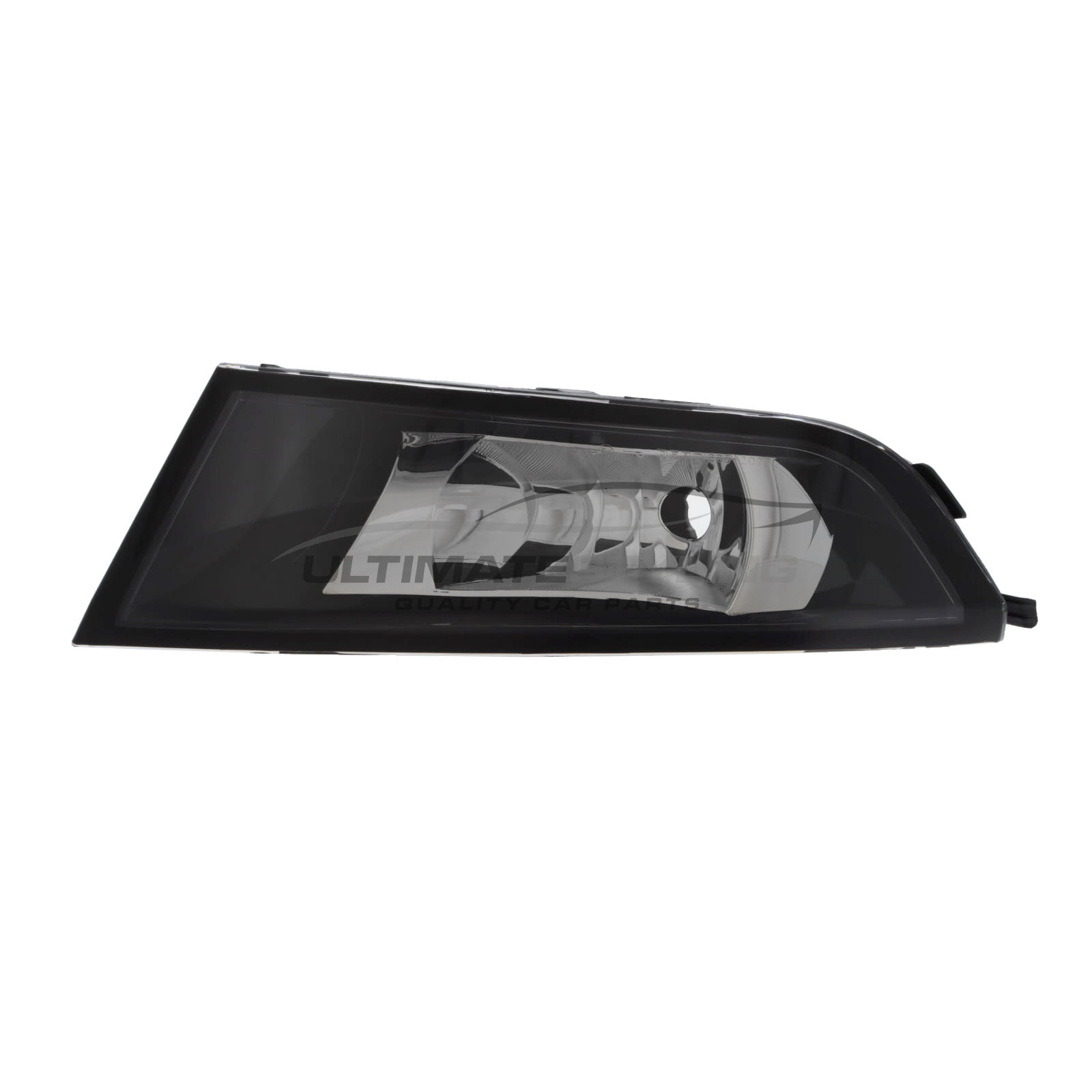 Skoda Fabia 2018-2022 - Front Fog Light - Chrome Inner - Black Surround - Passenger Side Left Hand