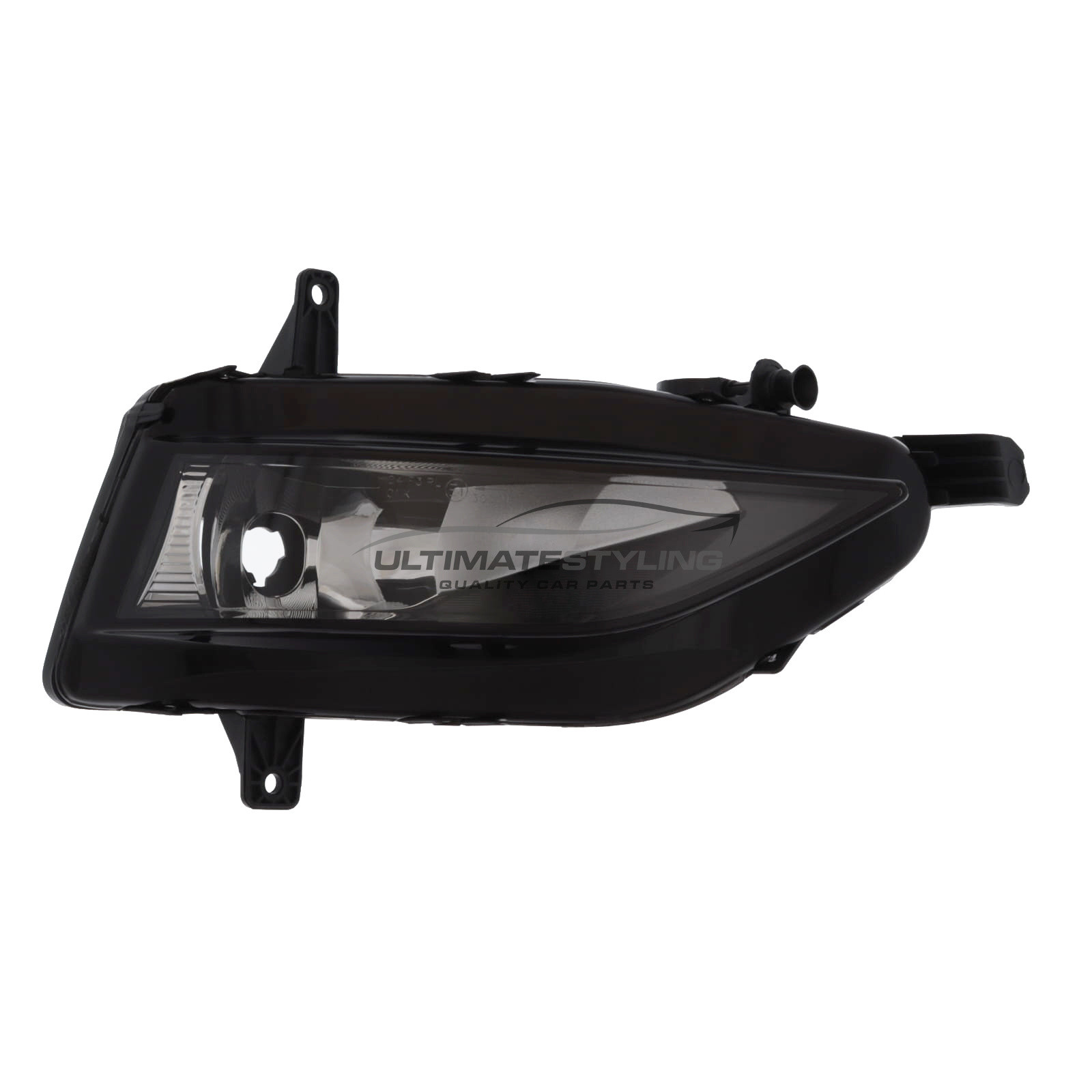 VW Golf Mk7 2017-2020 - Front Fog Light - Non-LED Type - Black Inner - Drivers Side Right Hand