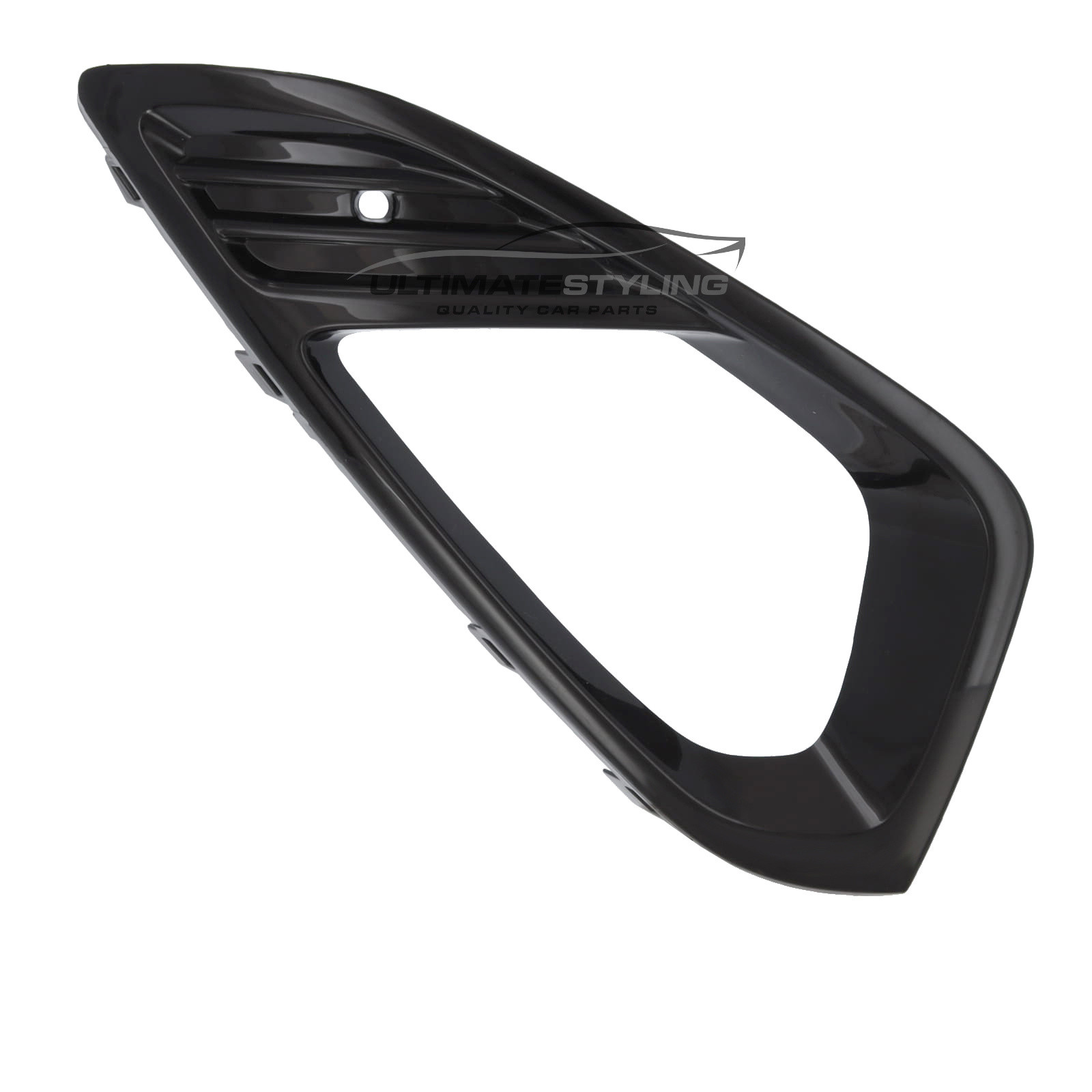 Ford Fiesta Mk8 B479 2017-2024 Front Plastic Fog Light Surround Matt Black Drivers Side Offside Right Hand Replacement