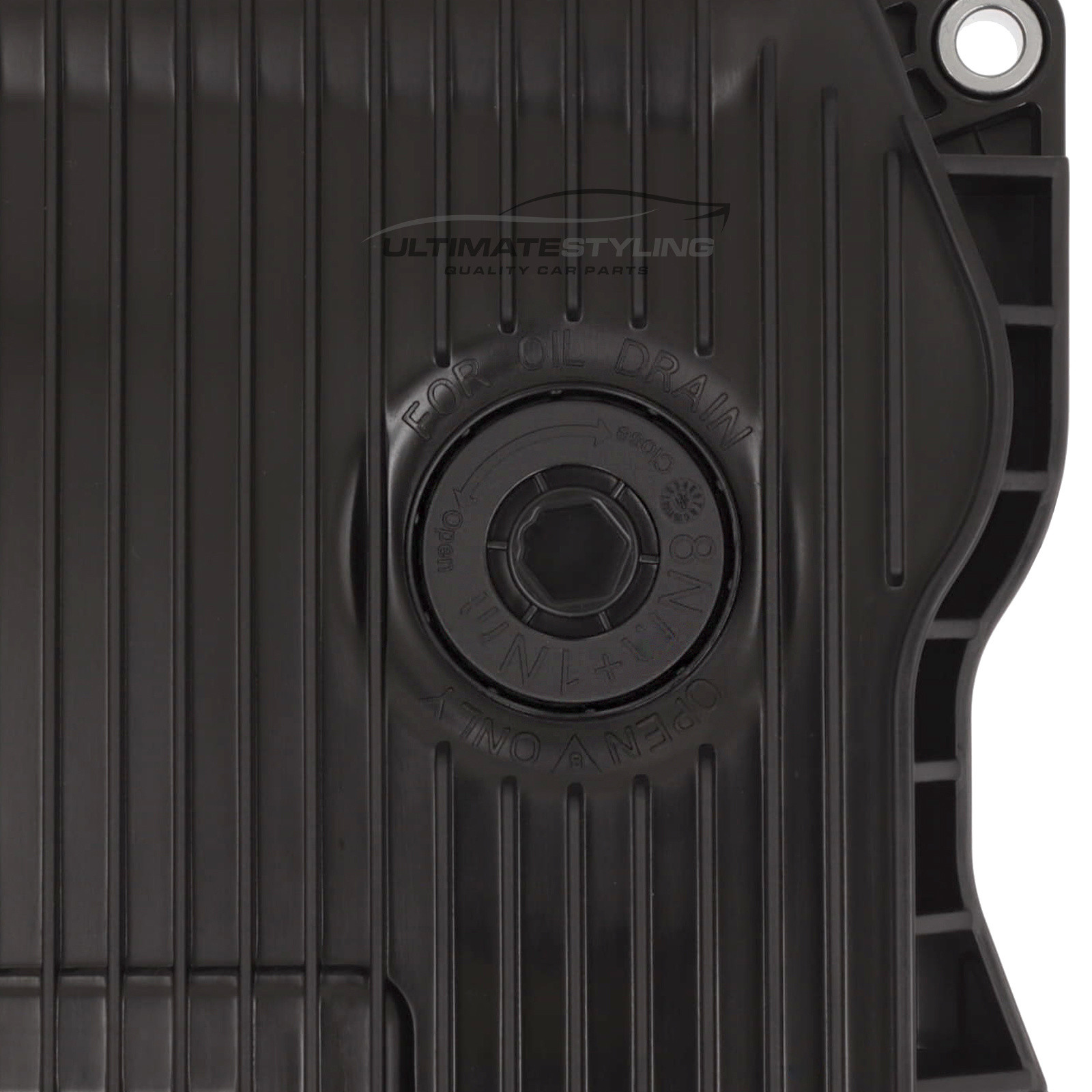 BMW 3 Series E90 & 91 & E92 & E93 & F31 / 5 Series E60 & E61 & F07 & F10 & F11 / 7 Series E65 & E66 & F01 & F02 / X3 / X5 - Gearbox Oil Sump Pan - Plastic - Automatic Transmission - Type GA8HP70Z/GA8HP45Z - Includes Drain Plug