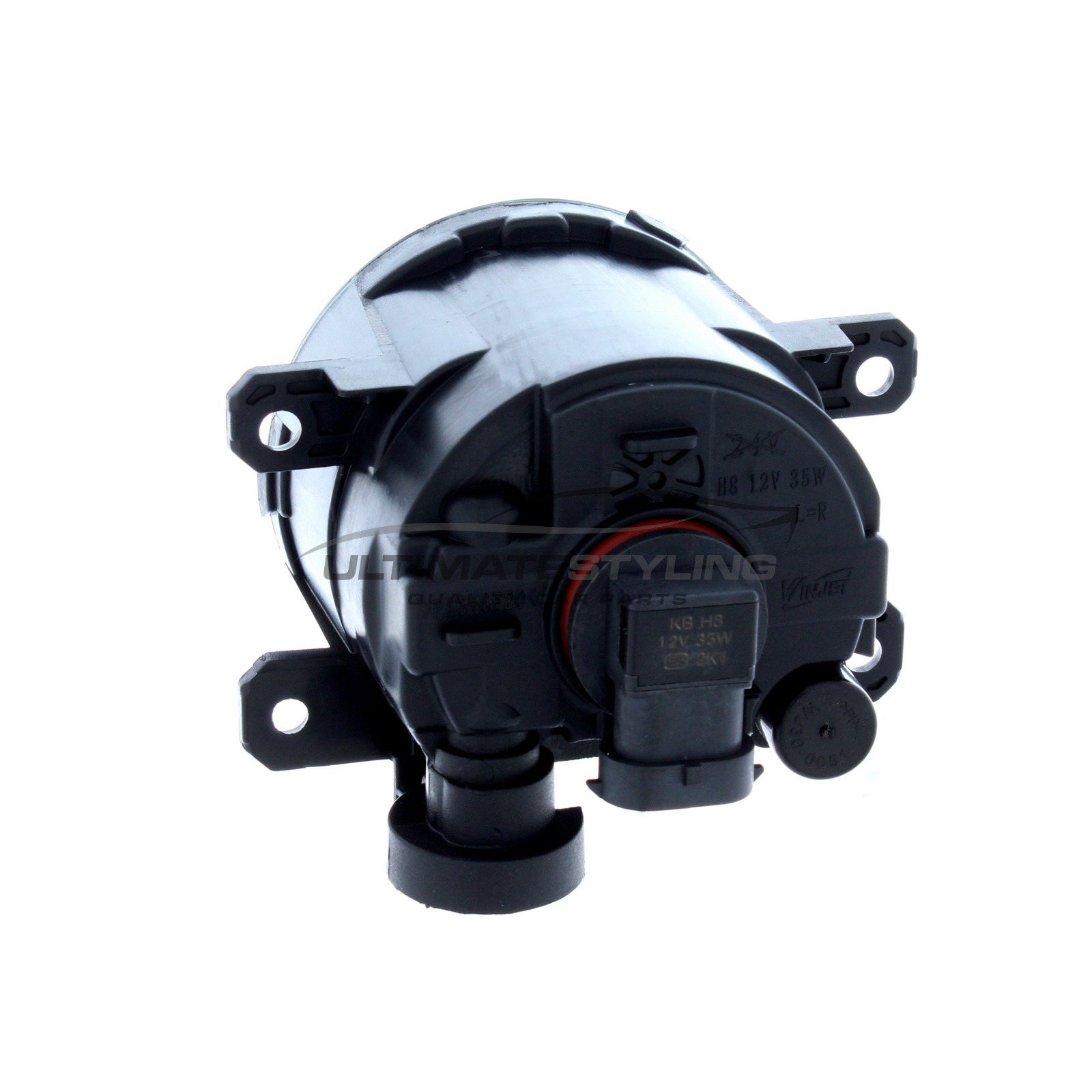 Front Fog & Daytime Running Light DRL - Universal LH or RH - Non-LED for Citroen C-Zero / Fiat Fullback / Ford EcoSport , Ka+ , Ranger, Mercedes Benz Citan, Mitsubishi ASX , i , L200 , Mirage , Outlander , Shogun Sport, Nissan Leaf, and others