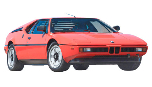 BMW M1 3.5 (277bhp) Petrol (24v) RWD (3453cc) - E26 (1980-1981) Coupe