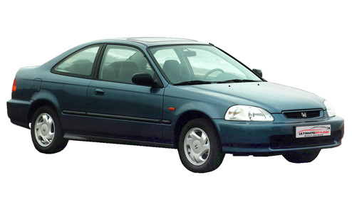 Honda Civic 1.6 (103bhp) Petrol (16v) FWD (1590cc) - MK 6 (1996-2000) Coupe