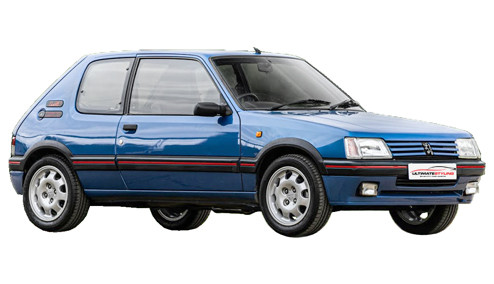 Peugeot 205 1.6 Carburettor (80bhp) Petrol (8v) FWD (1580cc) - (1986-1992) Hatchback