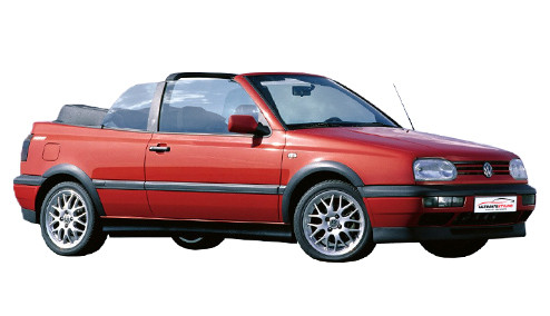 VVW Golf 1.6 (100bhp) Petrol (8v) FWD (1595cc) - MK3 (Typ1E7) (1998-2000) Convertible